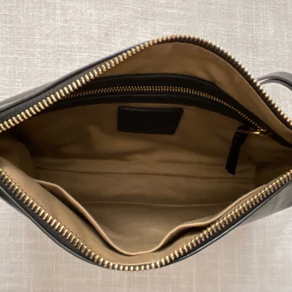 All Saints Eve Black Leather Crossbody Shoulder Bag NWOT - Picture 4 of 16